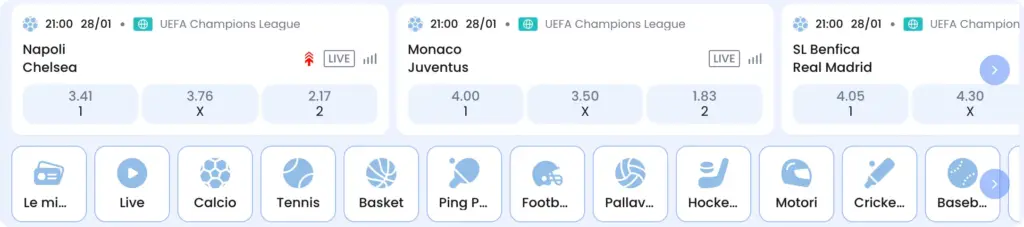 Scommesse sportive